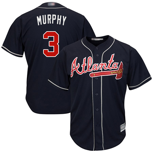 Braves #3 Dale Murphy Navy Blue Cool Base Stitched Youth MLB Jersey Braves #3 Dale Murphy Navy Blue Cool Base Stitched Youth MLB Jersey