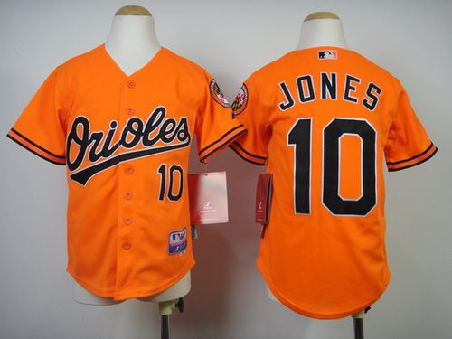 Orioles #10 Adam Jones Orange Cool Base Stitched Youth MLB Jersey Orioles #10 Adam Jones Orange Cool Base Stitched Youth MLB Jersey