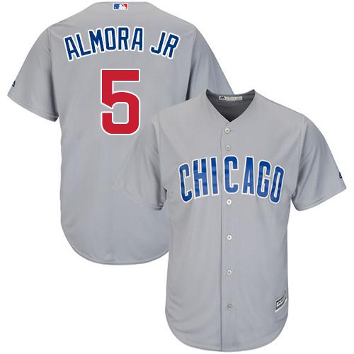 Cubs #5 Albert Almora Jr. Grey Road Stitched Youth MLB Jersey Cubs #5 Albert Almora Jr. Grey Road Stitched Youth MLB Jersey