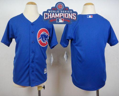 Cubs Blank Blue Alternate 2016 World Series Champions Stitched Youth MLB Jersey Cubs Blank Blue Alternate 2016 World Series Champions Stitched Youth MLB Jersey