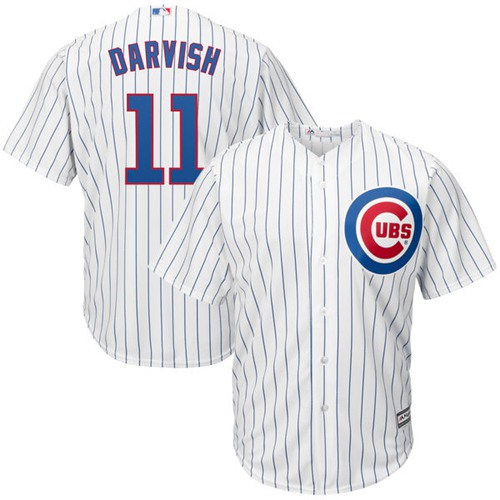 Cubs #11 Yu Darvish White Home Stitched Youth MLB Jersey Cubs #11 Yu Darvish White Home Stitched Youth MLB Jersey