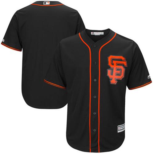 Giants Blank Black Alternate Stitched Youth MLB Jersey