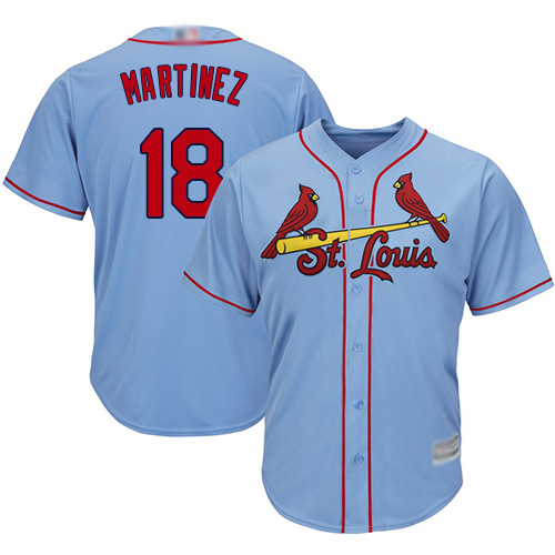 Cardinals #18 Carlos Martinez Light Blue Cool Base Stitched Youth MLB Jersey Cardinals #18 Carlos Martinez Light Blue Cool Base Stitched Youth MLB Jersey