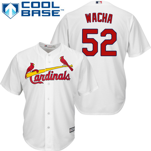 Cardinals #52 Michael Wacha White Cool Base Stitched Youth MLB Jersey Cardinals #52 Michael Wacha White Cool Base Stitched Youth MLB Jersey