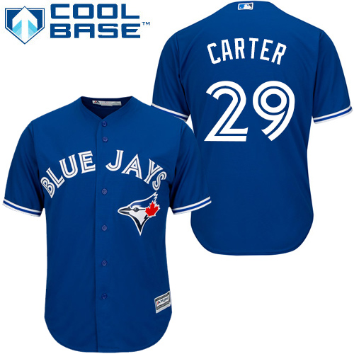 Blue Jays #29 Joe Carter Blue Cool Base Stitched Youth MLB Jersey