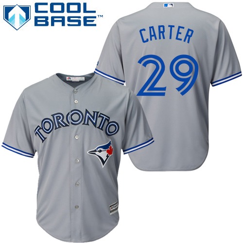Blue Jays #29 Joe Carter Grey Cool Base Stitched Youth MLB Jersey Blue Jays #29 Joe Carter Grey Cool Base Stitched Youth MLB Jersey