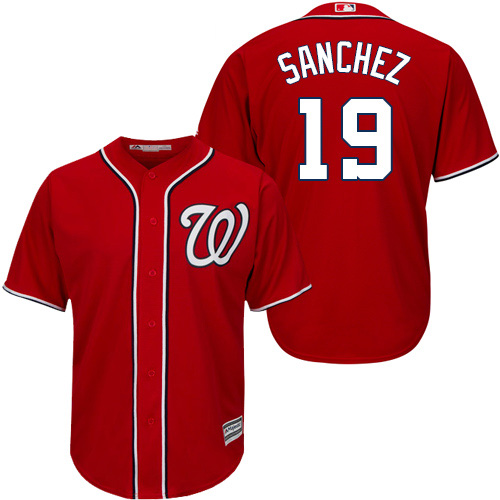 Nationals #19 Anibal Sanchez Red New Cool Base Stitched Youth MLB Jersey Nationals #19 Anibal Sanchez Red New Cool Base Stitched Youth MLB Jersey