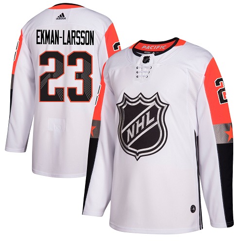 Adidas Coyotes #23 Oliver Ekman-Larsson White 2018 All-Star Pacific Division Authentic Stitched Youth NHL Jersey