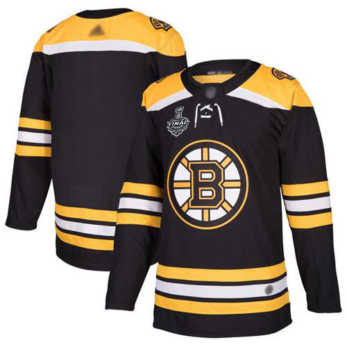 Adidas Bruins Blank Black Home Authentic Stanley Cup Final Bound Youth Stitched NHL Jersey
