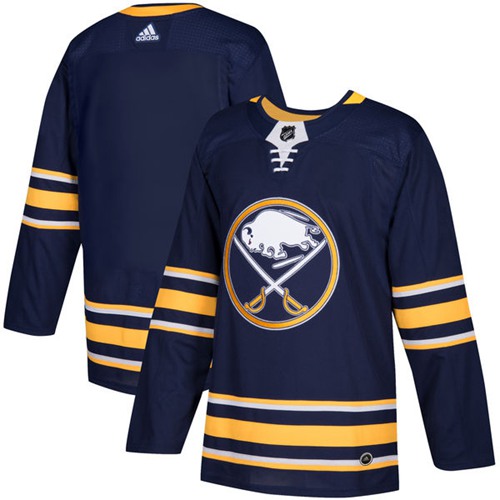 Adidas Sabres Blank Navy Blue Home Authentic Youth Stitched NHL Jersey