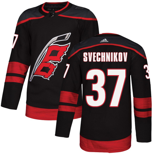 Adidas Hurricanes #37 Andrei Svechnikov Black Alternate Authentic Stitched Youth NHL Jersey Adidas Hurricanes #37 Andrei Svechnikov Black Alternate Authentic Stitched Youth NHL Jersey