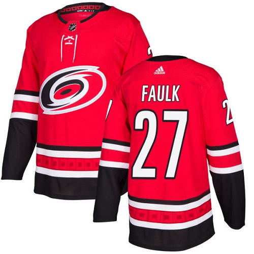 Adidas Hurricanes #27 Justin Faulk Red Home Authentic Stitched Youth NHL Jersey Adidas Hurricanes #27 Justin Faulk Red Home Authentic Stitched Youth NHL Jersey