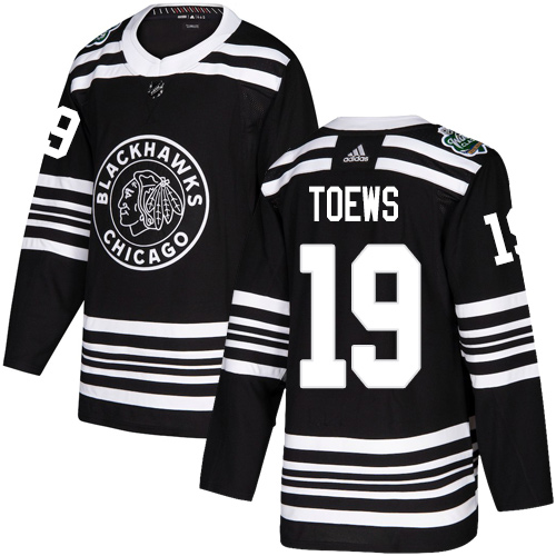 Adidas Blackhawks #19 Jonathan Toews Black Authentic 2019 Winter Classic Stitched Youth NHL Jersey Adidas Blackhawks #19 Jonathan Toews Black Authentic 2019 Winter Classic Stitched Youth NHL Jersey