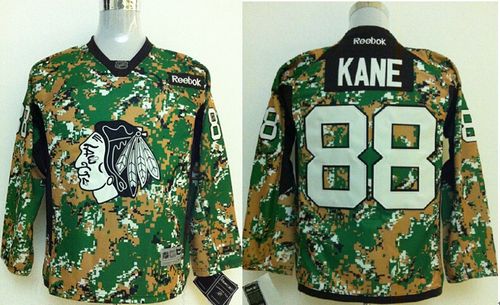 Blackhawks #88 Patrick Kane Camo Veterans Day Practice Stitched Youth NHL Jersey Blackhawks #88 Patrick Kane Camo Veterans Day Practice Stitched Youth NHL Jersey