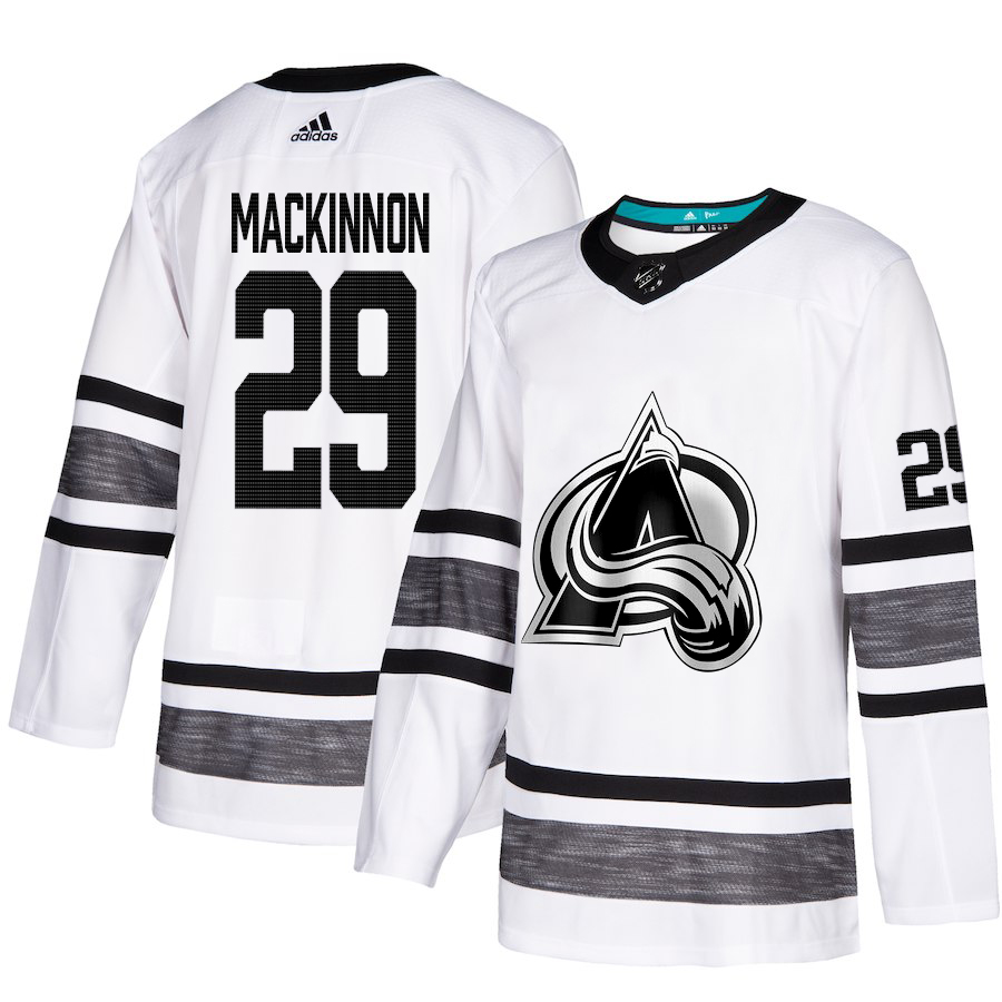 Adidas Avalanche #29 Nathan MacKinnon White Authentic 2019 All-Star Stitched Youth NHL Jersey Adidas Avalanche #29 Nathan MacKinnon White Authentic 2019 All-Star Stitched Youth NHL Jersey