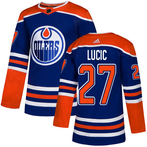 Adidas Oilers #27 Milan Lucic Royal Alternate Authentic Stitched Youth NHL Jersey Adidas Oilers #27 Milan Lucic Royal Alternate Authentic Stitched Youth NHL Jersey