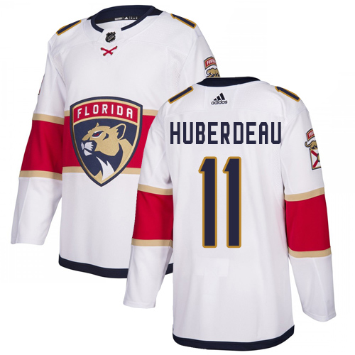 Adidas Panthers #11 Jonathan Huberdeau White Road Authentic Stitched Youth NHL Jersey