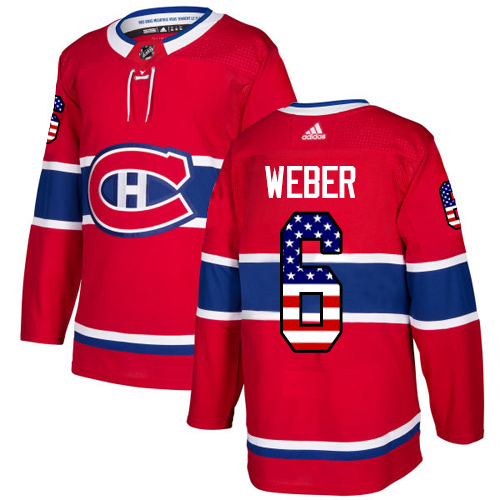 Adidas Canadiens #6 Shea Weber Red Home Authentic USA Flag Stitched Youth NHL Jersey Adidas Canadiens #6 Shea Weber Red Home Authentic USA Flag Stitched Youth NHL Jersey