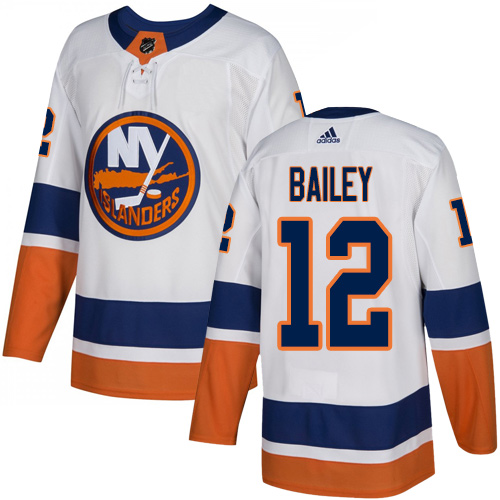 Adidas Islanders #12 Josh Bailey White Road Authentic Stitched Youth NHL Jersey