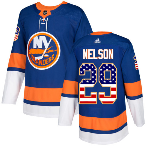 Adidas Islanders #29 Brock Nelson Royal Blue Home Authentic USA Flag Stitched Youth NHL Jersey Adidas Islanders #29 Brock Nelson Royal Blue Home Authentic USA Flag Stitched Youth NHL Jersey