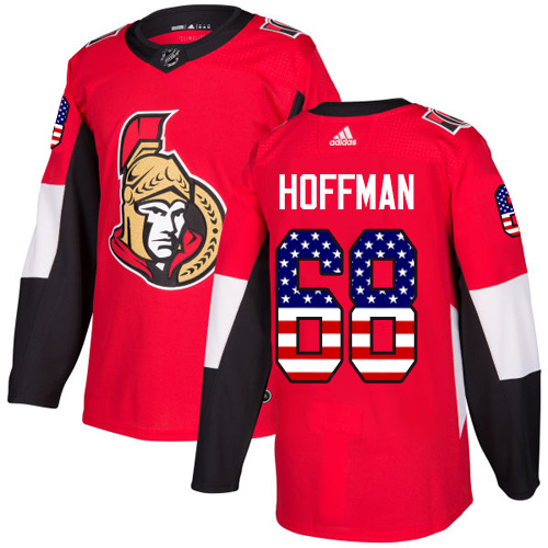 Adidas Senators #68 Mike Hoffman Red Home Authentic USA Flag Stitched Youth NHL Jersey Adidas Senators #68 Mike Hoffman Red Home Authentic USA Flag Stitched Youth NHL Jersey