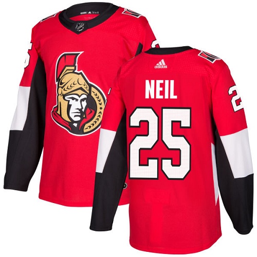 Adidas Senators #25 Chris Neil Red Home Authentic Stitched Youth NHL Jersey Adidas Senators #25 Chris Neil Red Home Authentic Stitched Youth NHL Jersey