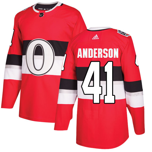 Adidas Senators #41 Craig Anderson Red Authentic 2017 100 Classic Stitched Youth NHL Jersey Adidas Senators #41 Craig Anderson Red Authentic 2017 100 Classic Stitched Youth NHL Jersey