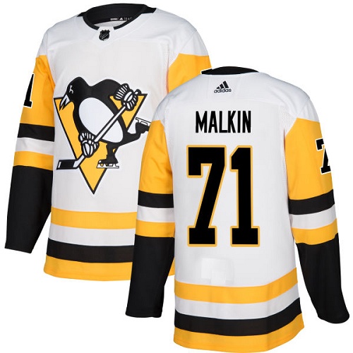 Adidas Penguins #71 Evgeni Malkin White Road Authentic Stitched Youth NHL Jersey Adidas Penguins #71 Evgeni Malkin White Road Authentic Stitched Youth NHL Jersey