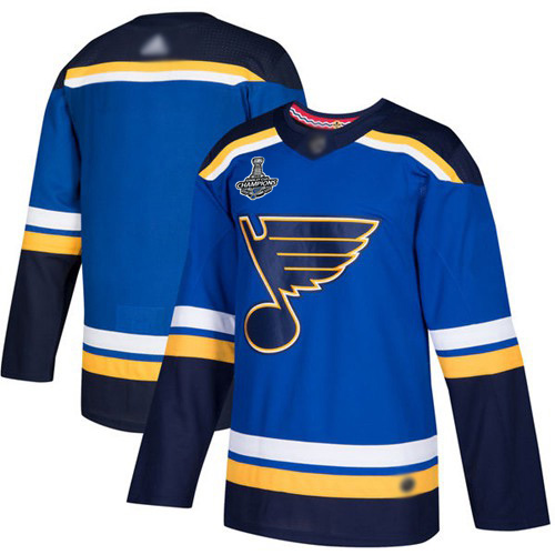 Adidas Blues Blank Blue Home Authentic Stanley Cup Champions Stitched Youth NHL Jersey Adidas Blues Blank Blue Home Authentic Stanley Cup Champions Stitched Youth NHL Jersey