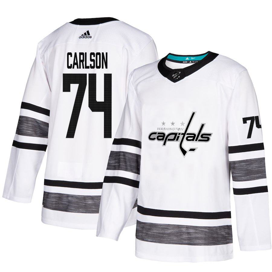 Adidas Capitals #74 John Carlson White Authentic 2019 All-Star Stitched Youth NHL Jersey Adidas Capitals #74 John Carlson White Authentic 2019 All-Star Stitched Youth NHL Jersey