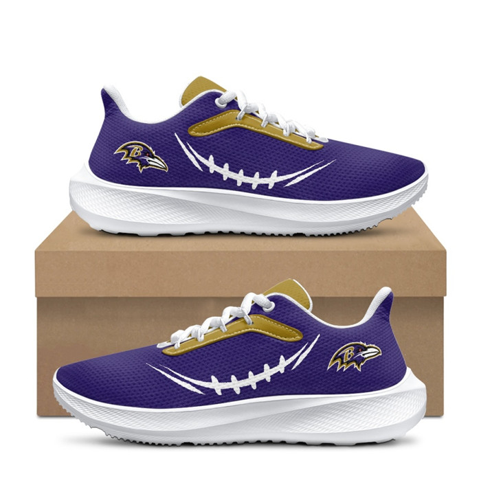 Women's Baltimore Ravens Purple Running Shoe 001 Women's Baltimore Ravens Purple Running Shoe 001