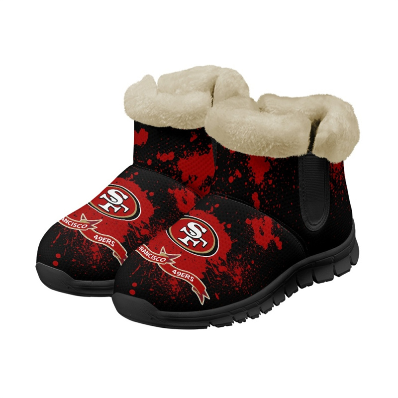 Women's San Francisco 49ers 2024 Snow Boots/Shoes 001(Pls check description for details)