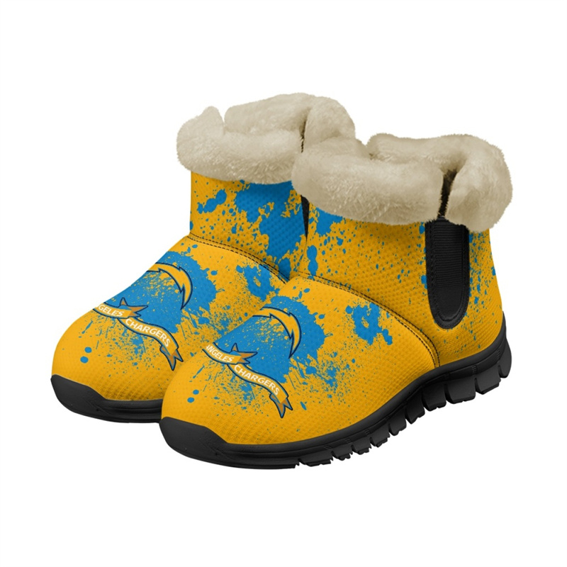 Women's Los Angeles Chargers 2024 Snow Boots/Shoes 001(Pls check description for details)
