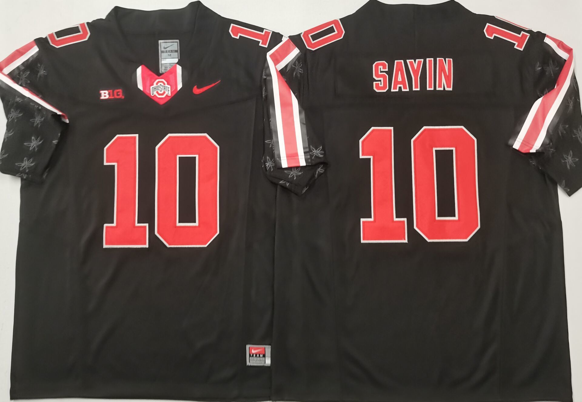 Men's Ohio State Buckeyes #10 Julian Sayin Black F.U.S.E. Limited Stitched Jersey Men's Ohio State Buckeyes #10 Julian Sayin Black F.U.S.E. Limited Stitched Jersey