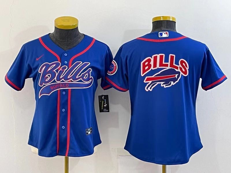 Youth Buffalo Bills Royal Team Big Logo With Patch Cool Base Stitched Baseball Jersey Youth Buffalo Bills Royal Team Big Logo With Patch Cool Base Stitched Baseball Jersey