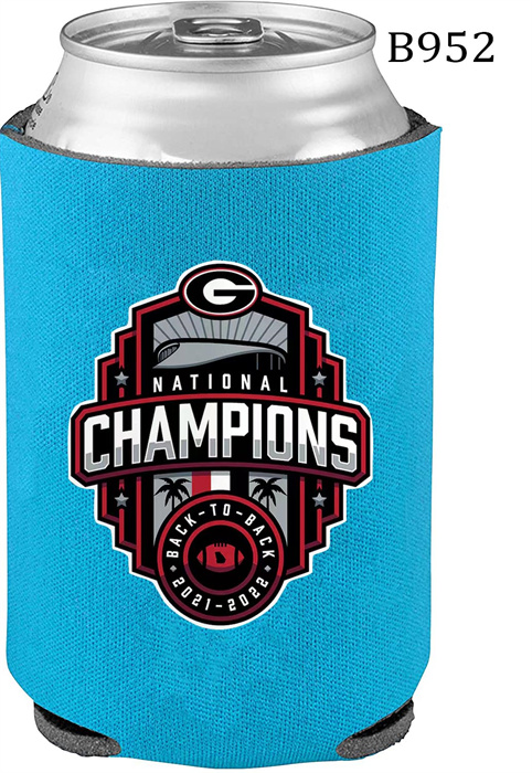 Georgia Bulldogs Blue 2022 National Champions Can Coolers B952 Georgia Bulldogs Blue 2022 National Champions Can Coolers B952