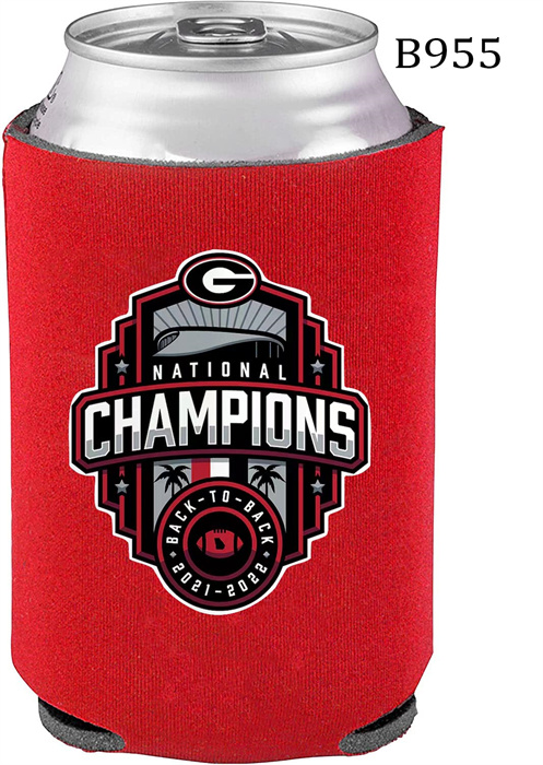 Georgia Bulldogs Red 2022 National Champions Can Coolers B955