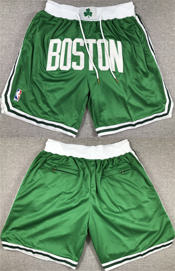 Men's Boston Celtics Green Shorts (Run Small)