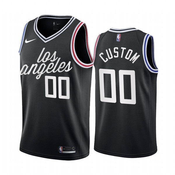 Men's Los Angeles Clippers Active Player Custom 2022/23 Black City Edition Stitched Jersey Men's Los Angeles Clippers Active Player Custom 2022/23 Black City Edition Stitched Jersey