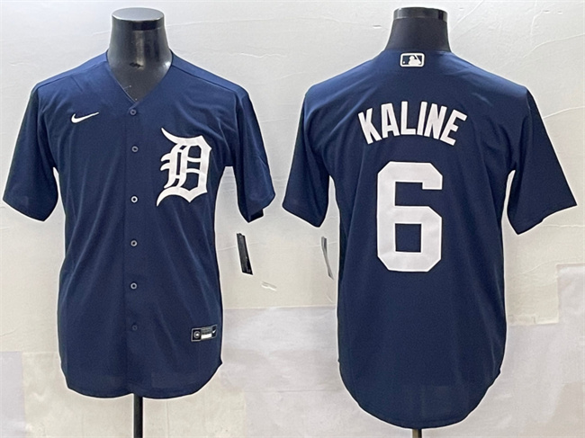 Men's Detroit Tigers #6 Al Kaline Navy Cool Base Stitched Baseball Jersey Men's Detroit Tigers #6 Al Kaline Navy Cool Base Stitched Baseball Jersey
