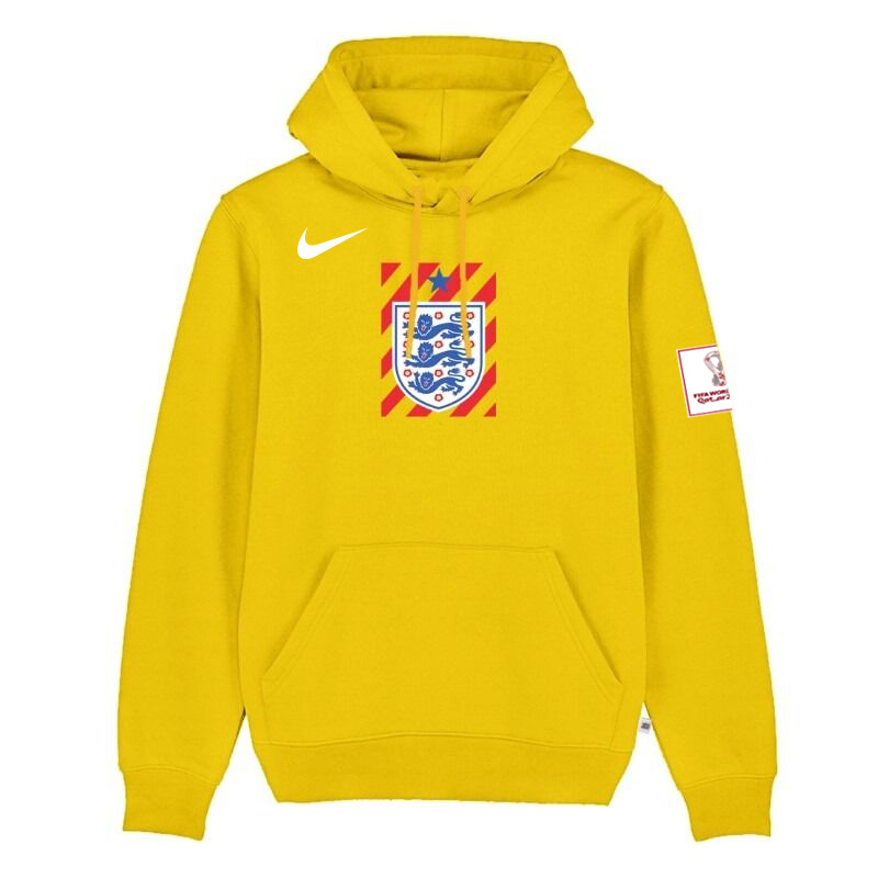 Men's England FIFA World Cup Soccer Hoodie Yellow