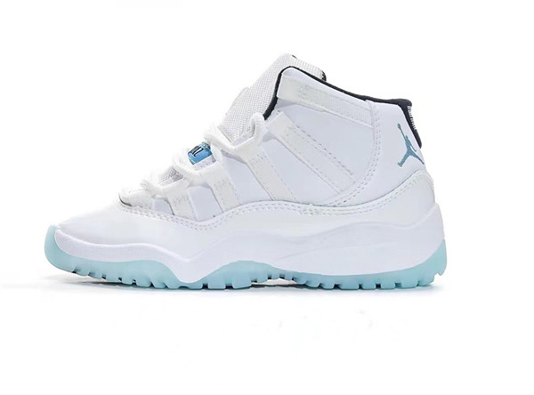 Youth Running Weapon Air Jordan 11 White Shoes 002
