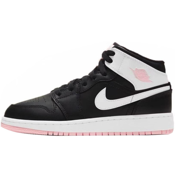 Youth Running Weapon Air Jordan 1 White/Black Shoes 0044 Youth Running Weapon Air Jordan 1 White/Black Shoes 0044