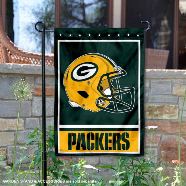 Green Bay Packers Double-Sided Garden Flag 004 (Pls Check Description For Details)