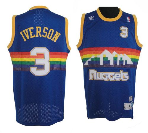Men's Denver Nuggets Active Player Light Blue Throwback Stitched Jersey Men's Denver Nuggets Active Player Light Blue Throwback Stitched Jersey