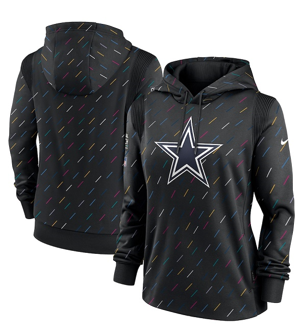 Women's Dallas Cowboys 2021 Charcoal Crucial Catch Therma Pullover Hoodie(Run Small) Women's Dallas Cowboys 2021 Charcoal Crucial Catch Therma Pullover Hoodie(Run Small)