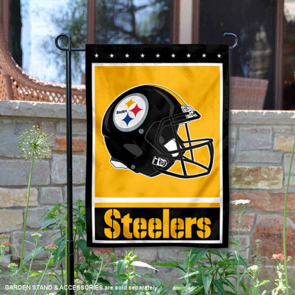 Pittsburgh Steelers Double-Sided Garden Flag 002 (Pls Check Description For Details)