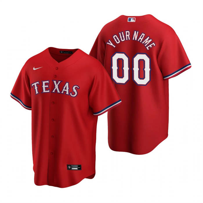 Youth Texas Rangers Active Player Custom Red Cool Base Stitched Baseball Jersey Youth Texas Rangers Active Player Custom Red Cool Base Stitched Baseball Jersey