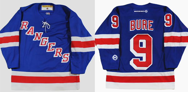 Men's New York Rangers #9 Pavel Bure Blue Stitched Jersey Men's New York Rangers #9 Pavel Bure Blue Stitched Jersey