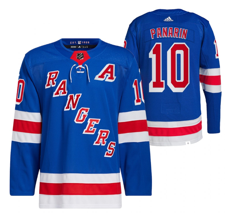 Men's New York Rangers #10 Artemi Panari Blue Stitched Jersey Men's New York Rangers #10 Artemi Panari Blue Stitched Jersey